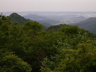 新潟平野の眺め