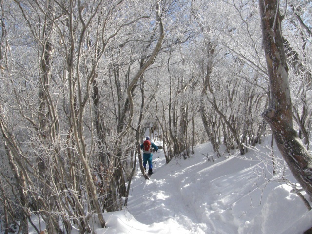 黒檜山の登路